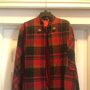 Vintage plaid red cap.